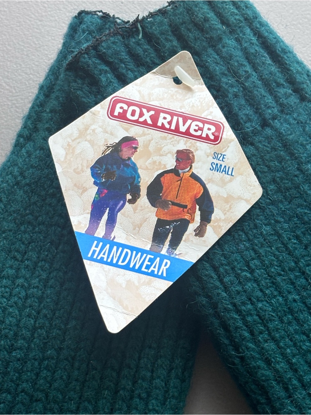 NWT Fox River Wool Adult double Ragg Mitt Size small green style #9988 USA - Picture 3 of 5